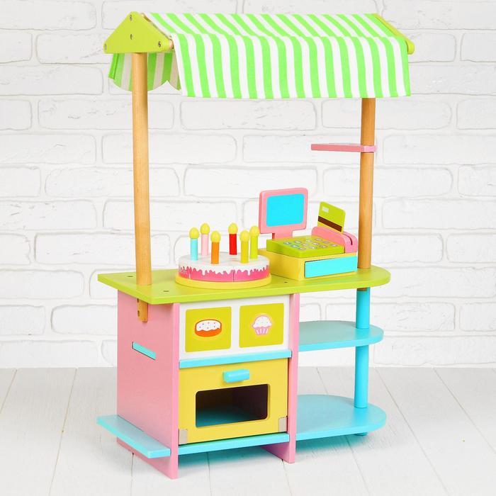 УЦЕНКА Игровой набор «Кондитерская», посуда и еда в комплекте - Фото 1