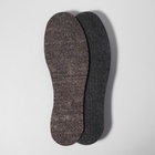 Стельки для обуви «Мягкий след», утеплённые, универсальные, 36-46 р-р, пара, цвет коричневый - Фото 2