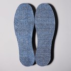 Стельки для обуви «Мягкий след», утеплённые, универсальные, 36-46 р-р, 30 см, пара, цвет синий - Фото 2