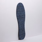 Стельки для обуви «Мягкий след», утеплённые, универсальные, 36-46 р-р, 30 см, пара, цвет синий - Фото 3