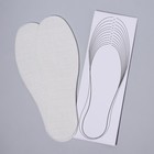 Стельки для обуви «Мягкий след», универсальные, 36-46 р-р, 30 см, пара, цвет белый - Фото 4