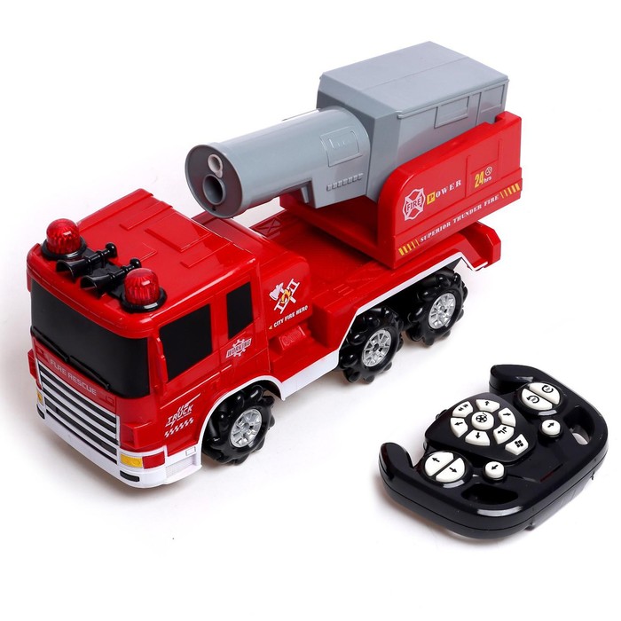 Машина радиоуправляемая «Пожарная служба», масштаб 1:14, 4WD, дымовая пушка