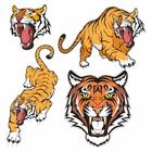 Набор автомобильных наклеек "Тигры", 25 х 25 см - фото 109246891