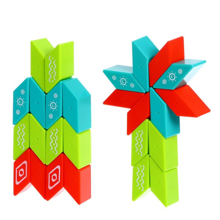 Конструктор магнитный «Головоломка», 26 деталей 51367