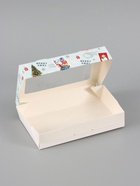 Коробка подарочная, складная 20×12×4 см «Новогодняя почта» - Фото 5