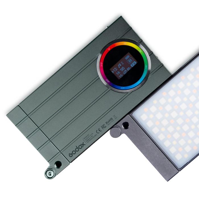 Осветитель светодиодный Godox RGB Mini Creative M1, накамерный - фото 1886701760