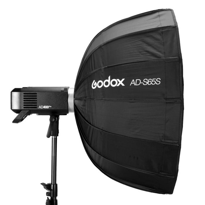 Софтбокс Godox AD-S65S, быстроскладной, для AD400Pro с байонетом Godox - фото 1919167115