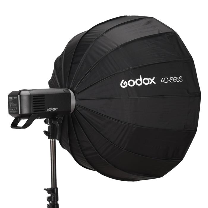 Софтбокс Godox AD-S65S, быстроскладной, для AD400Pro с байонетом Godox - фото 1919167116