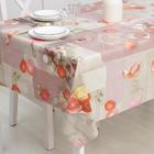 Клеёнка на стол на тканевой основе Доляна «Нежность», рулон 20 метров, ширина 137 см, общая толщина 0,22 мм, цвет бежевый - Фото 2