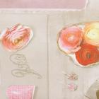 Клеёнка на стол на тканевой основе Доляна «Нежность», рулон 20 метров, ширина 137 см, общая толщина 0,22 мм, цвет бежевый - Фото 3