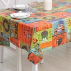 Клеёнка на стол Доляна «Прованс», на тканевой основе, рулон 20 м, ширина 137 см, общая толщина 0.22 мм - Фото 2