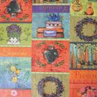 Клеёнка на стол Доляна «Прованс», на тканевой основе, рулон 20 м, ширина 137 см, общая толщина 0.22 мм - Фото 4