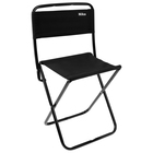 Стул складной со спинкой ПС2, 38,5 х 36,5 х 64,5 см, чёрный - Фото 1