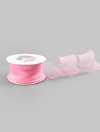 Лента капроновая «Волна», 50 мм, 10±1 м, розовая - Фото 2