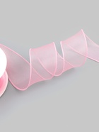 Лента капроновая «Волна», 50 мм, 10±1 м, розовая - Фото 3