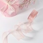 Лента капроновая «Волна», 50 мм, 10±1 м, розовая - Фото 2