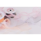 Лента капроновая «Волна», 50 мм, 10±1 м, розовая - Фото 3