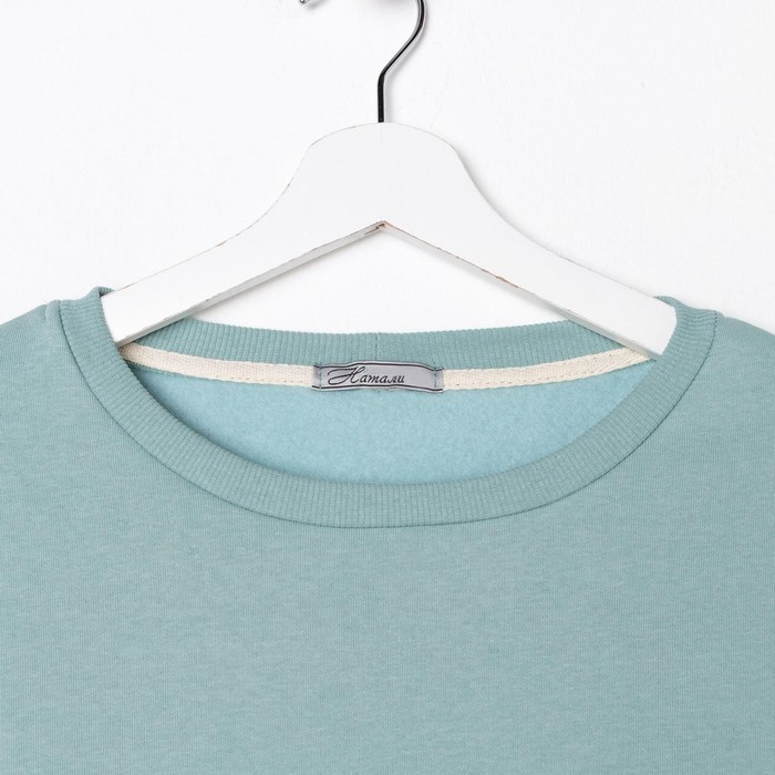 Свитшот женский НАЧЁС, цвет ментол, размер 50-52 51371