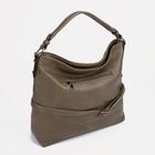 Сумка женская на молнии, цвет зелёный 7417916