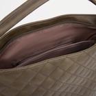 Сумка женская на молнии, цвет зелёный 7417916