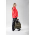 Сумка женская на молнии, цвет зелёный 7417916