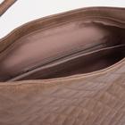 Сумка женская на молнии, цвет коричневый 7417917