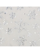 Плед с рукавами «Этель» «Серебряные снежинки» 150×200 см,100% п/э, корал-флис 220 г/м² - Фото 3