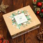 Набор махровых полотенец Этель New year 30х30 см -5шт, 100% хл, 340гр/м2  (артикул 7351699)  большой выбор товаров оптом и в розницу по низким ценам с доставкой