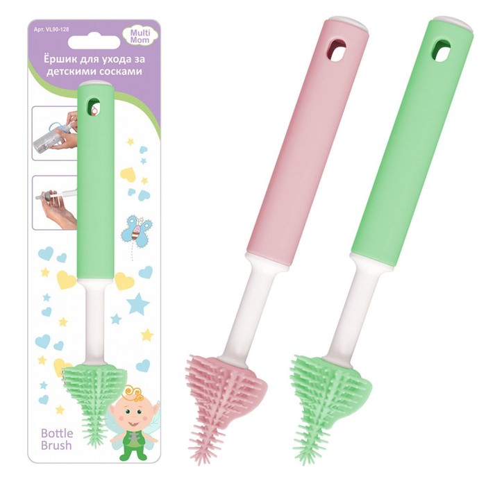 Ёршик для ухода за детскими сосками, МИКС - Фото 1