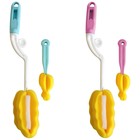 Набор губок-ершиков для мытья бутылочек и соски, 2 шт, цвет МИКС - Фото 2