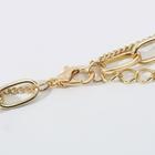 Кулон «Цепь» мишка в стразах, цвет белый в золоте, L=62 см - Фото 2