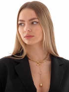 Кулон "Цепь" тогл с нитью, цвет золото, 45 см - фото 809674665