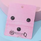 Набор значков (3 шт.) «Животные», форма МИКС, цвет серый - Фото 2