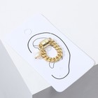 Серьга «Кафф» цепочка, на магните, цвет белый в золоте - Фото 3