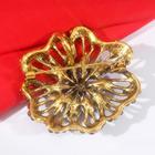 Брошь «Императрица» вспышка, цвет синий в чернёном золоте - Фото 2