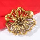 Брошь «Императрица» вспышка, цветная в чернёном золоте - Фото 2