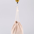 Мешок хлопковый, 20 × 25 см, на 2 кг, с завязками, бежевый - Фото 9