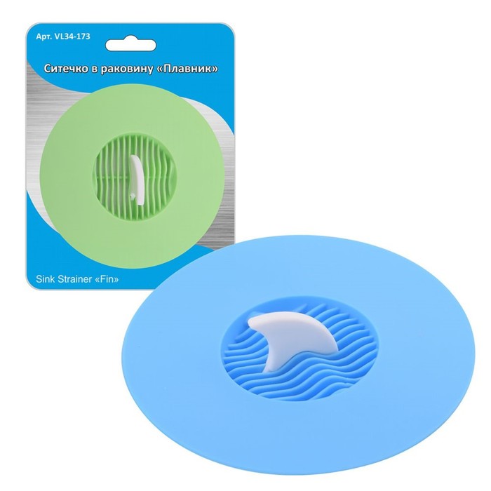 Ситечко в раковину «Плавник», МИКС - Фото 1