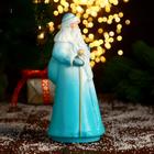 Дед Мороз пластик 25х10,5 см, бирюзовый - фото 25520016