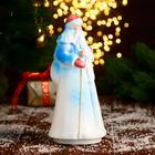 Дед Мороз пластик 25х10,5 см, бело-голубой - Фото 2