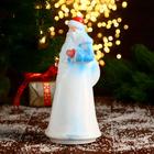 Дед Мороз пластик 25х10,5 см, бело-голубой - Фото 3