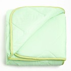 Одеяло Бамбук 140х205 см, зелёный, микрофибра, 300 гр/см2 - фото 11626515