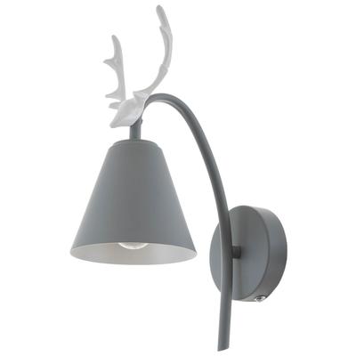 Бра 1670/1GY E27 40 Вт серый 22×12×34.5 см