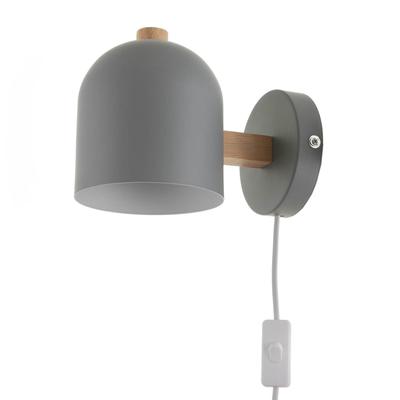 Бра 1668/1GY, E27, 40 Вт, серый, 18×13×16 см