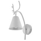 Бра 1670/1WT E27 40 Вт белый 22×12×34.5 см - Фото 4