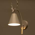 Бра 1670/1WT E27 40 Вт белый 22×12×34.5 см - Фото 6