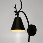 Бра 1670/1BK E27 40Вт черный 22х12х34,5 см - фото 23332696