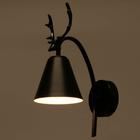 Бра 1670/1BK E27 40Вт черный 22х12х34,5 см - фото 23332697