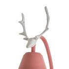 Бра "Олень" 1хE27 40Вт розовый 22х12х34,5 см - фото 23332705