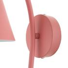 Бра "Олень" 1хE27 40Вт розовый 22х12х34,5 см - фото 23332706